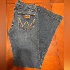 Wrangler Women's Classic Blue Flare Jeans